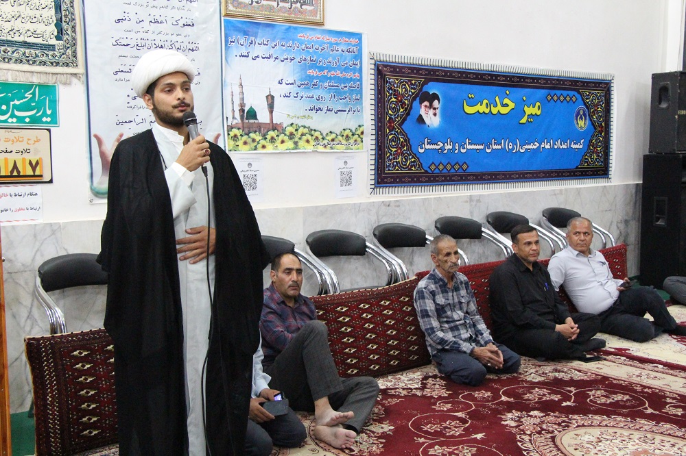 میز خدمت جهادی کمیته امداد در مناطق محروم زاهدان