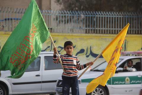 برپایی ایستگاه صلواتی به مناسبت عید غدیرخم در زاهدان